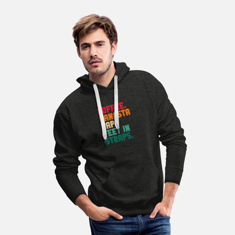 Coffee Gangsta Rap Feet In Straps Vintage