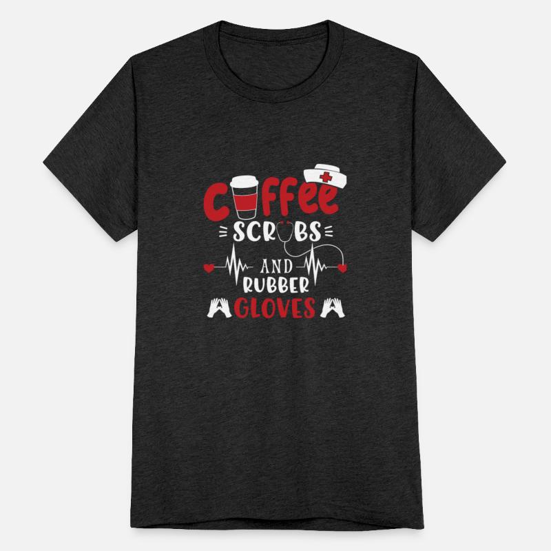 Coffee Scrubs And Rubber Gloves