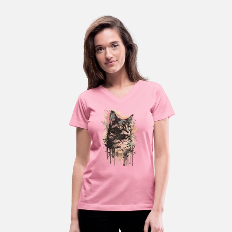 Color Splash Cat Artwork