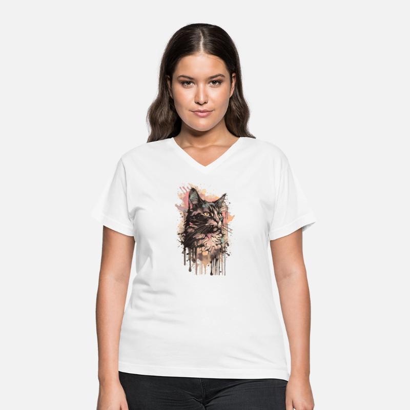 Color Splash Cat Artwork