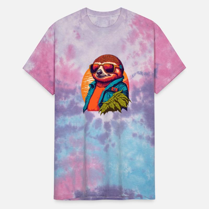 Colorful and trendy Sloth illustration