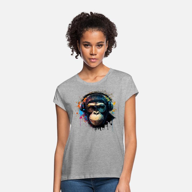 Colorful DJ Chimpanzee