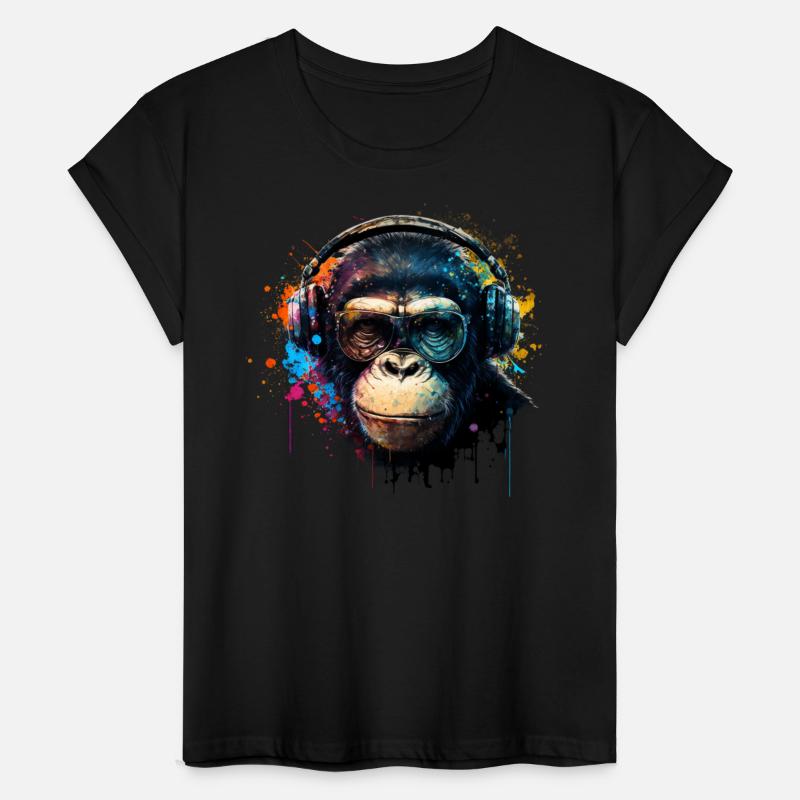 Colorful DJ Chimpanzee