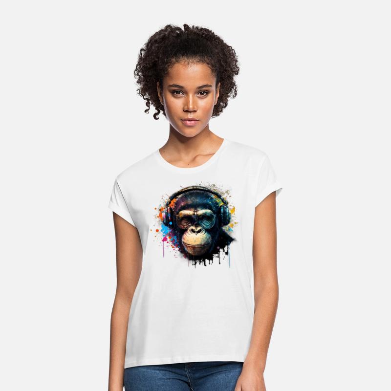 Colorful DJ Chimpanzee