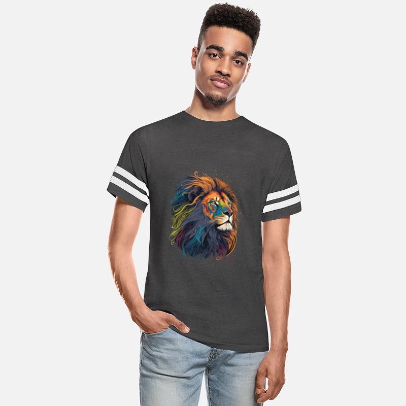 Colorful Lion Head