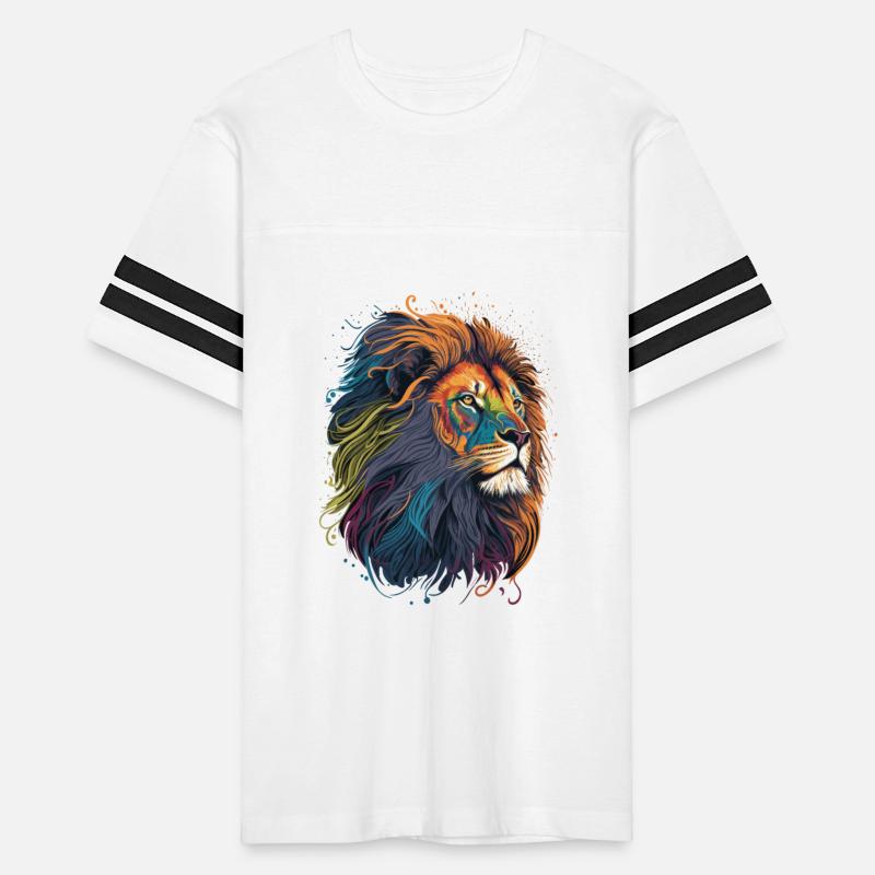 Colorful Lion Head