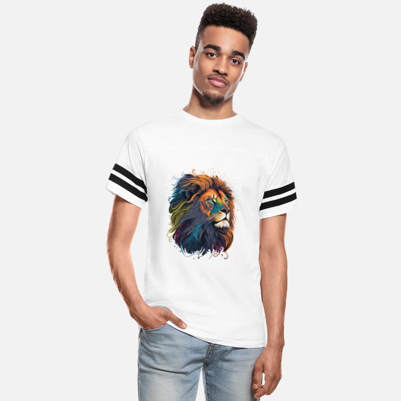 Colorful Lion Head