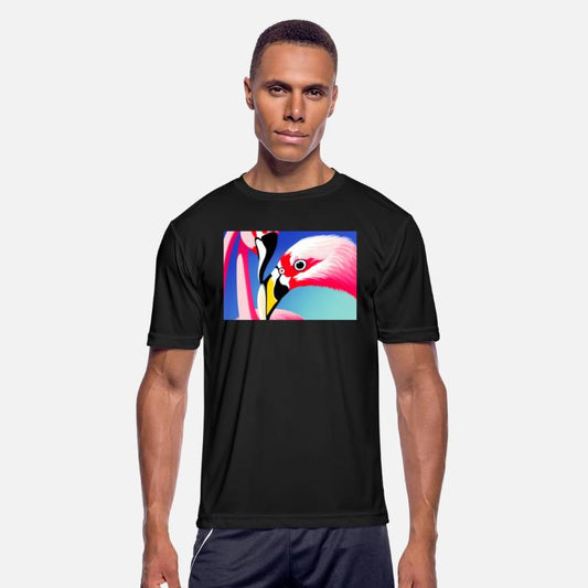 Colorful Miami Art Flamingo by JustaRt