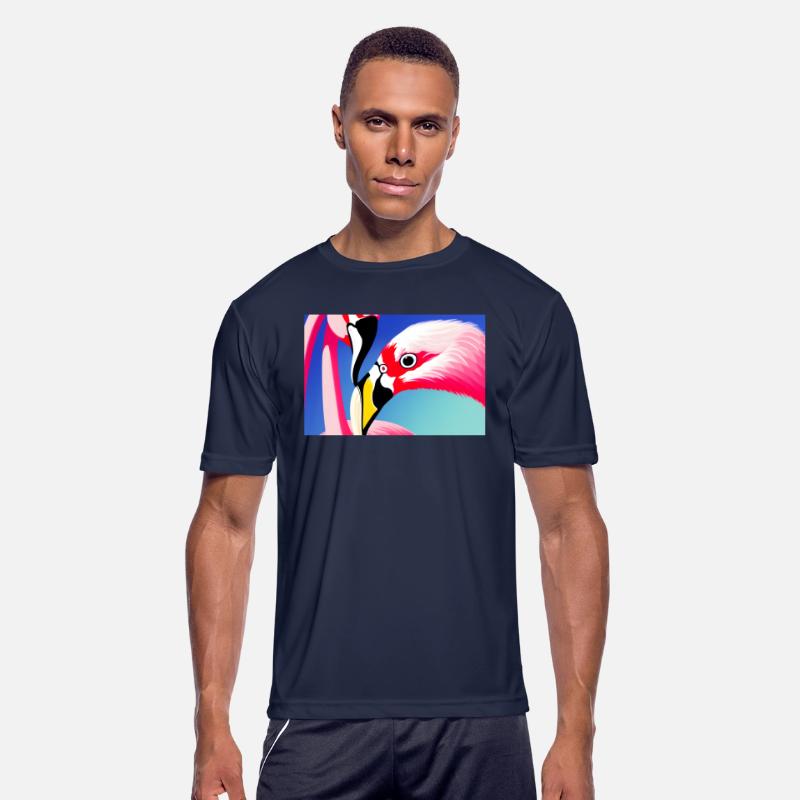 Colorful Miami Art Flamingo by JustaRt