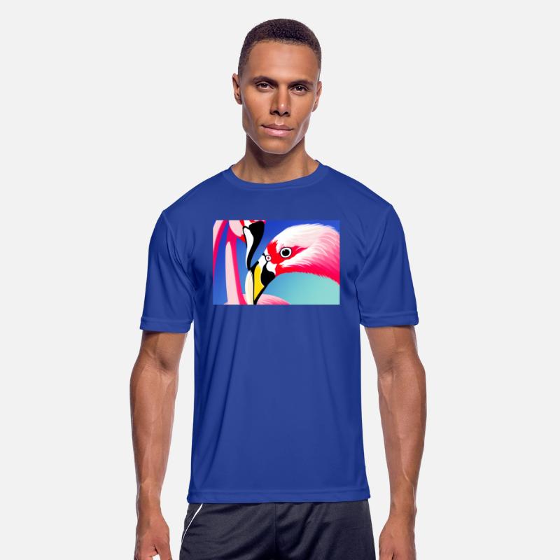 Colorful Miami Art Flamingo by JustaRt