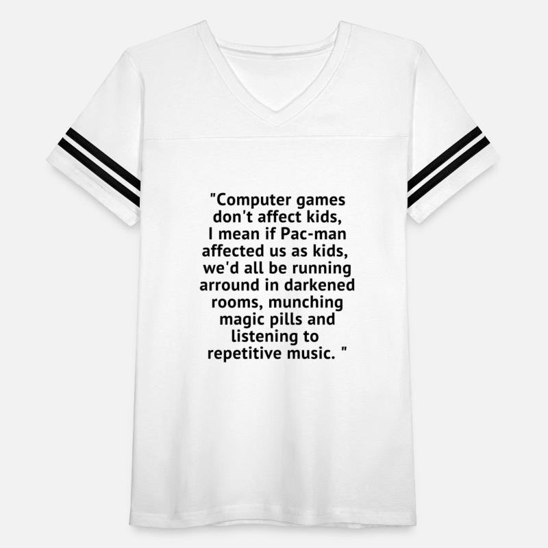 computer games don't affect kids t-shirt rave