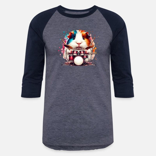 Cool Guinea Pig Drummer Rodent Band