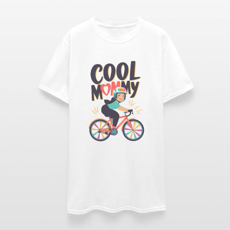 Cool Mommy riding bike - Mother's Day