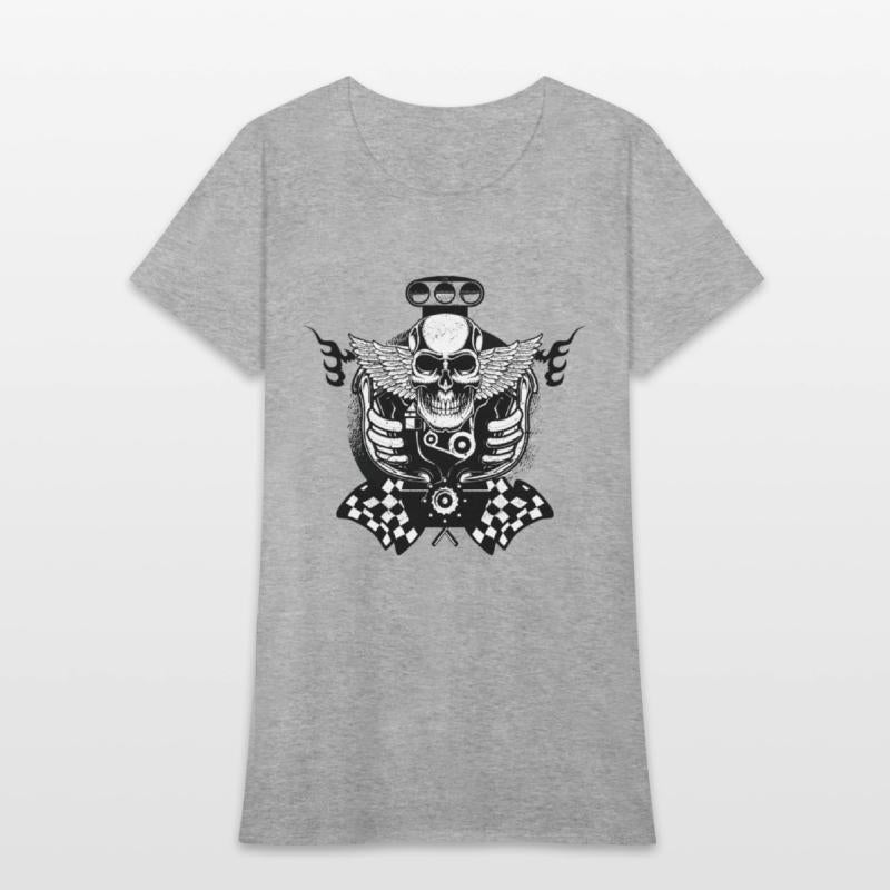 Cool Motor Vehicle With Skull