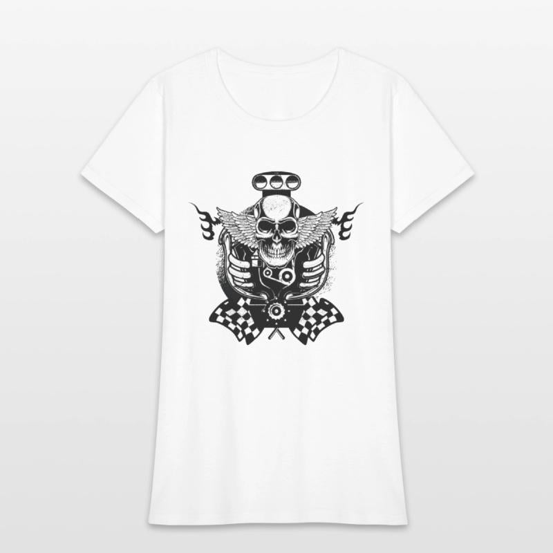 Cool Motor Vehicle With Skull