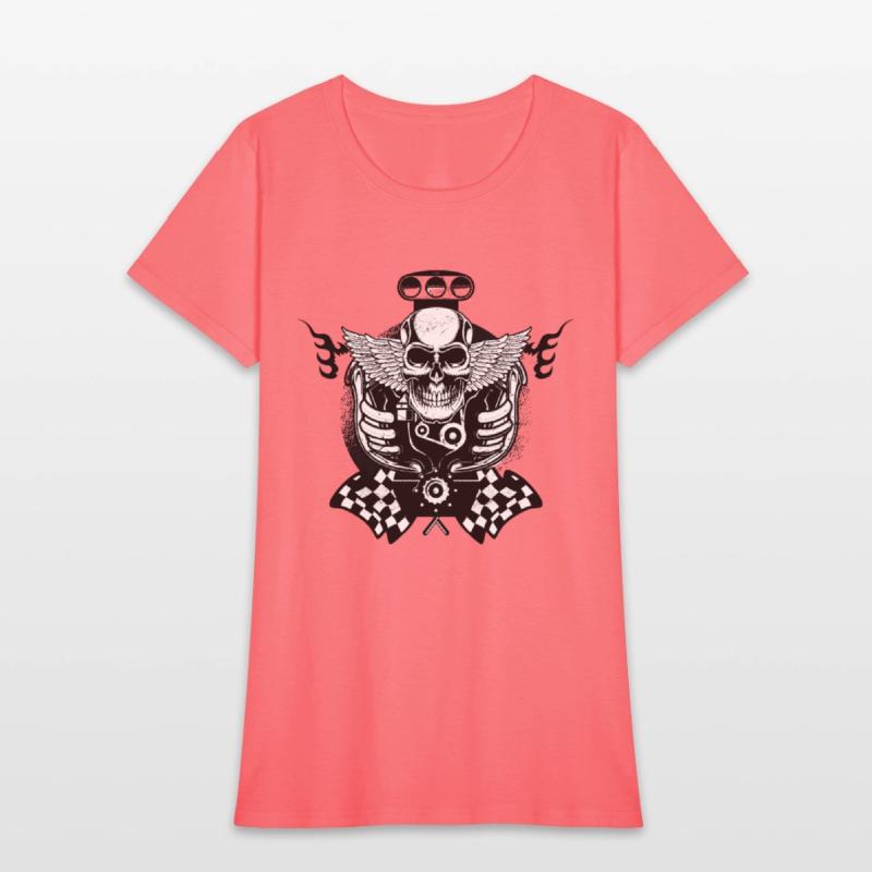 Cool Motor Vehicle With Skull