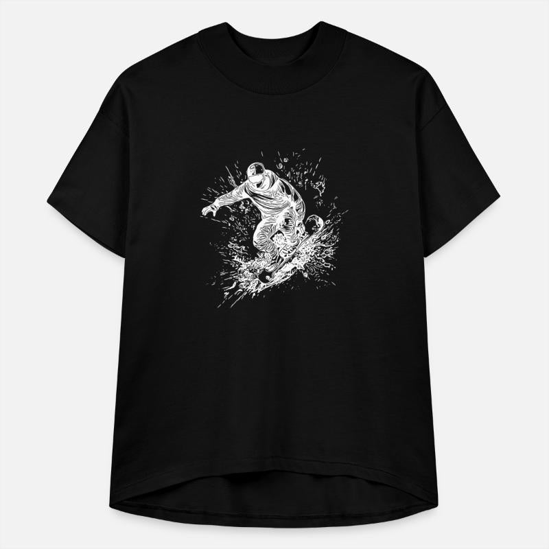 Cool Mountaineering Jump Style Snowboard Move