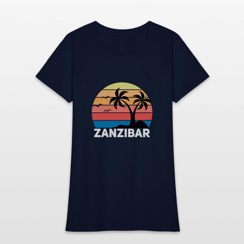 Cool retro vintage Zanzibar design
