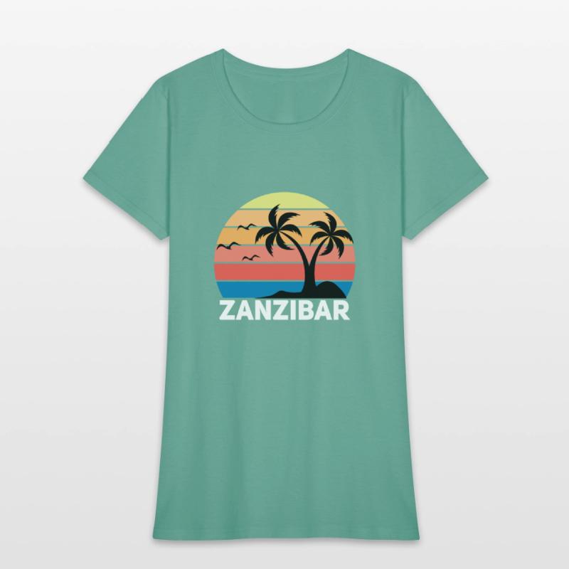 Cool retro vintage Zanzibar design
