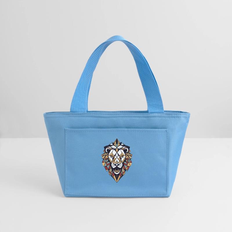 "Cosmic Geometric Lion T-Shirt: Majestic Celestial