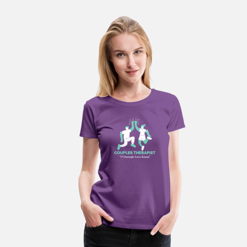 Couples therapist T shirt I untangle love knots