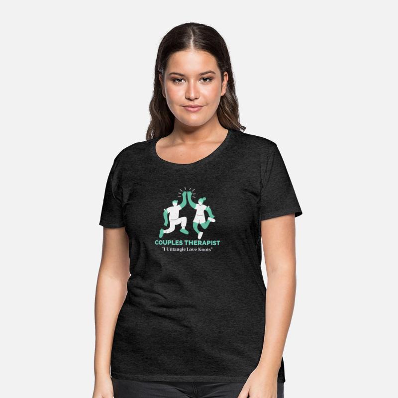 Couples therapist T shirt I untangle love knots