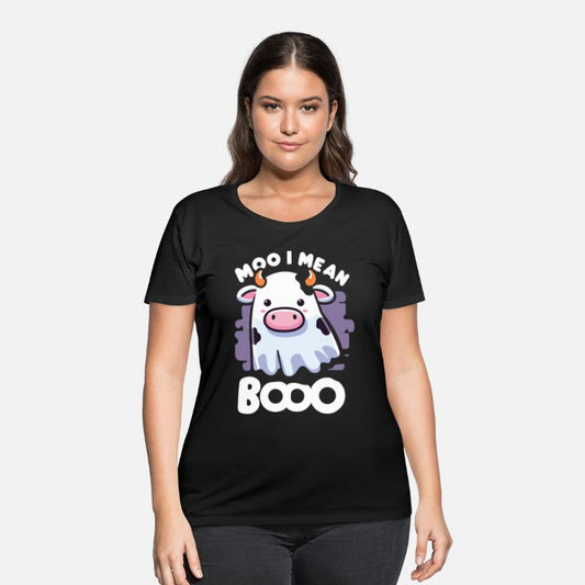 Cow Ghost Cute Kawaii Halloween Moo I Mean Boo