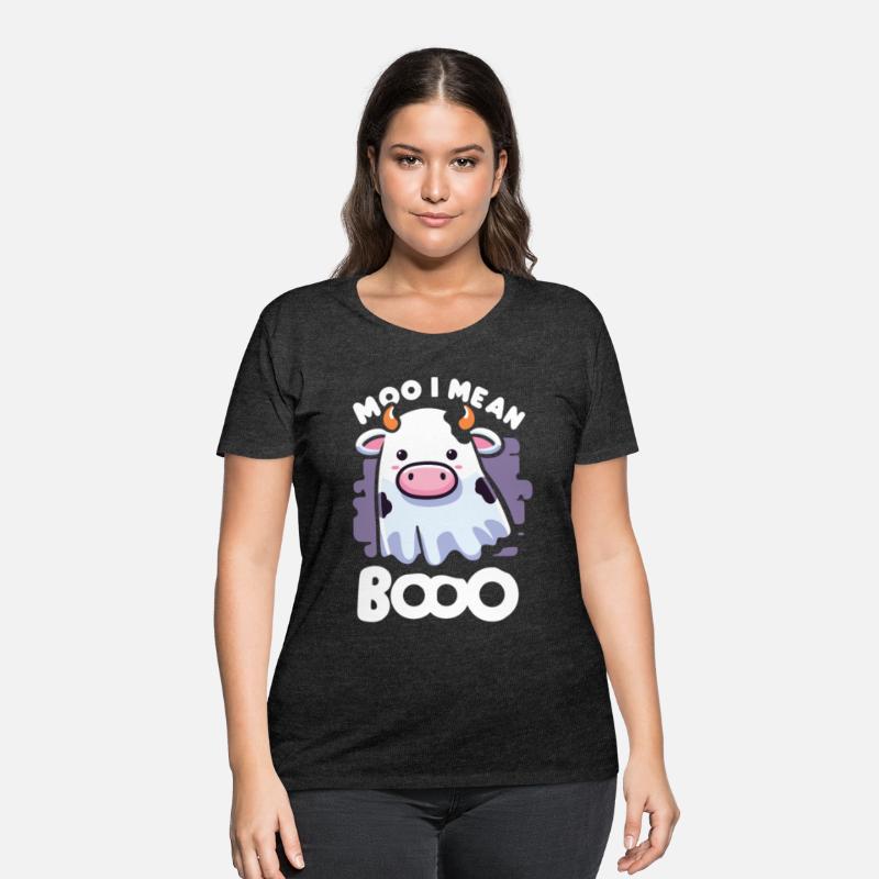 Cow Ghost Cute Kawaii Halloween Moo I Mean Boo