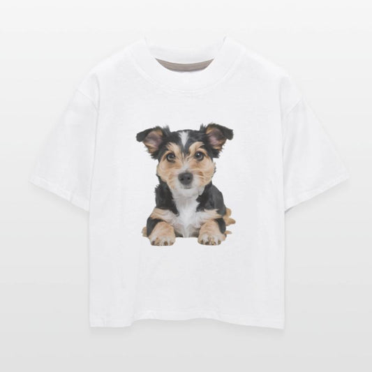 Cute cat sitting holding in hand logo saying cute