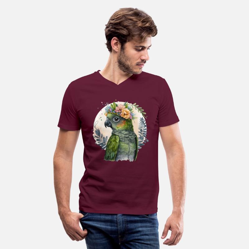 Cute Conure Parrot Bird Flower Crown Pet Birds