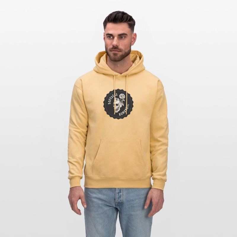 Dark Navy Illustrated Skull Hopeless Romantic