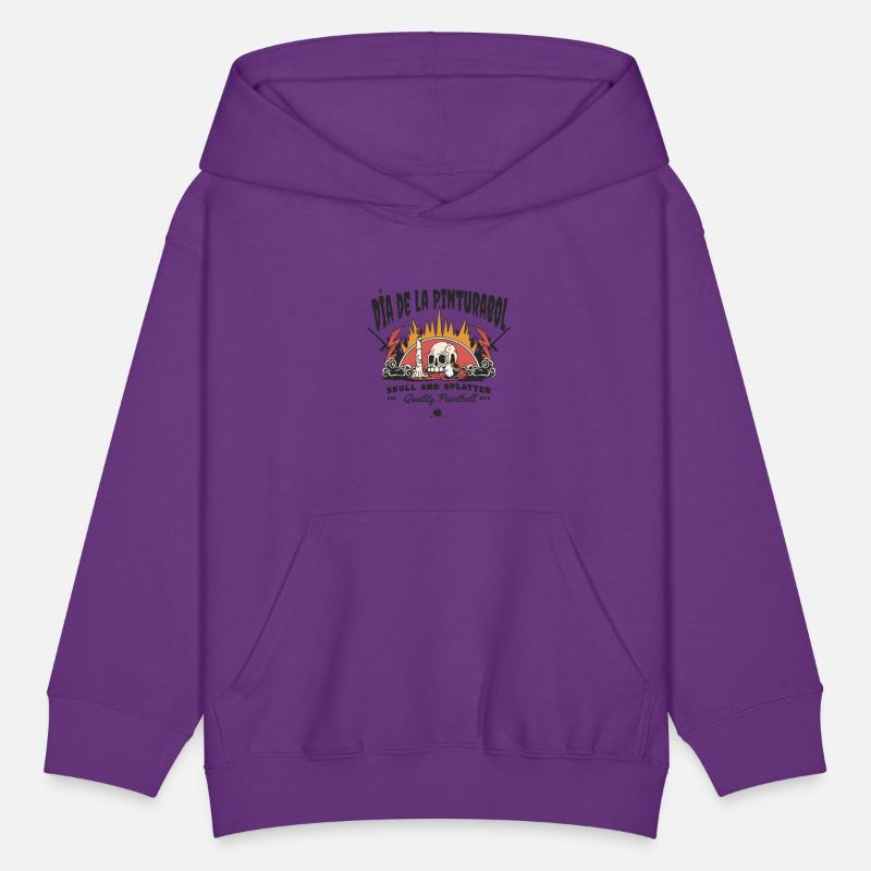 Day of paintball, skull n splatter