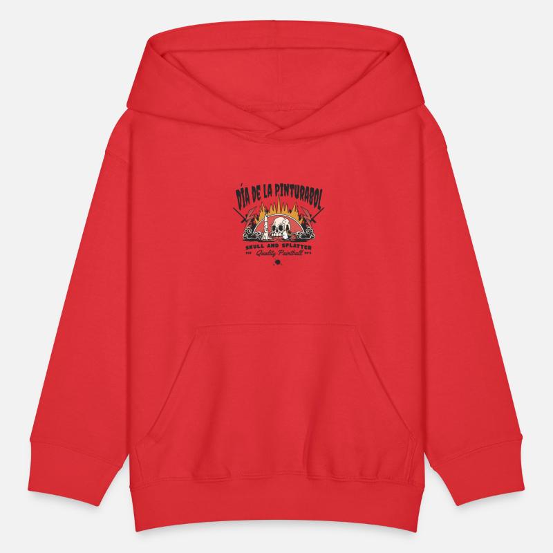 Day of paintball, skull n splatter