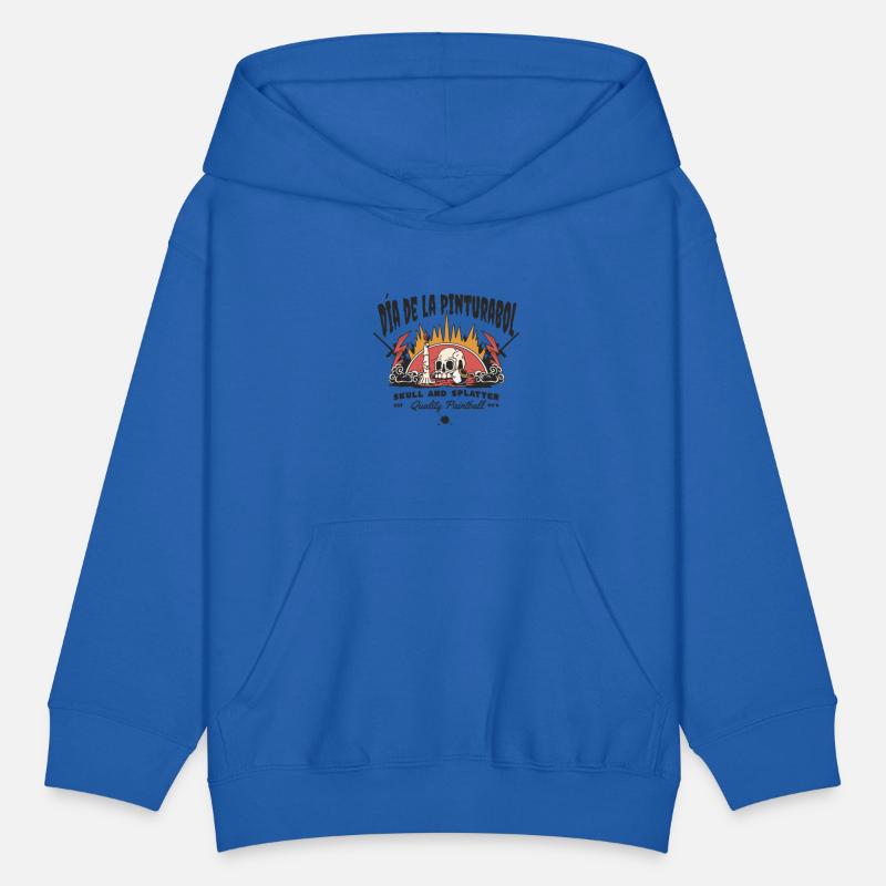 Day of paintball, skull n splatter