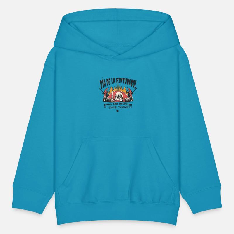 Day of paintball, skull n splatter