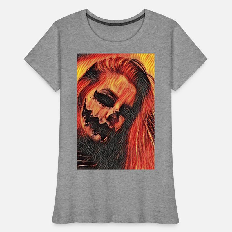 Demonic Girl On Fire