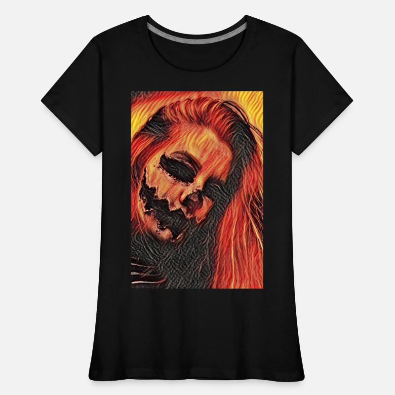 Demonic Girl On Fire