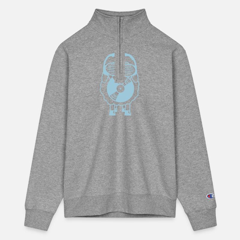 DJ Sheep Holds Vinyl Music Record Plate Club Party