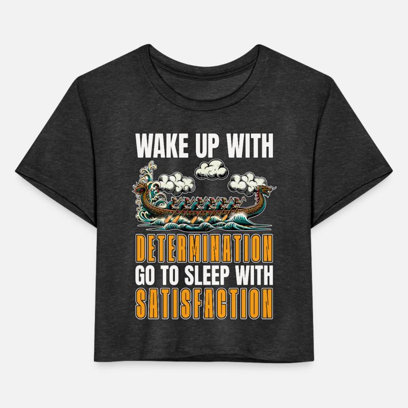 Dragon Boating Wake Up With Determination Rowing