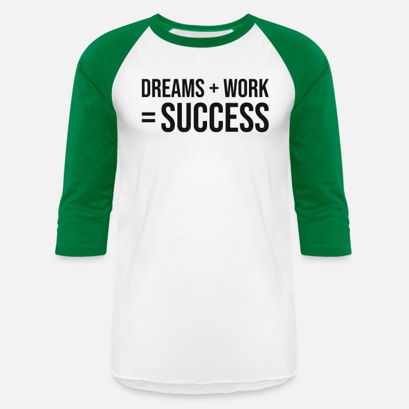 dreams plus work equals success