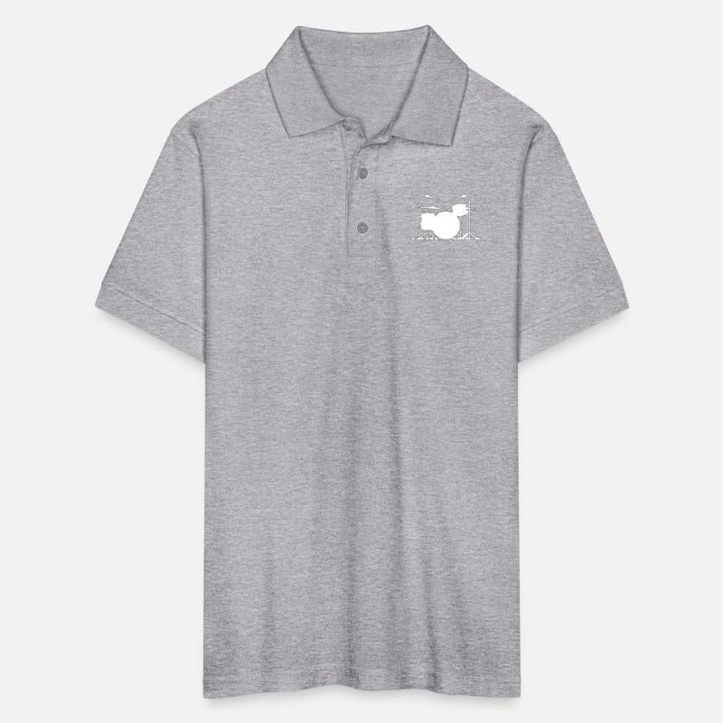 Drum set silhouette illustration