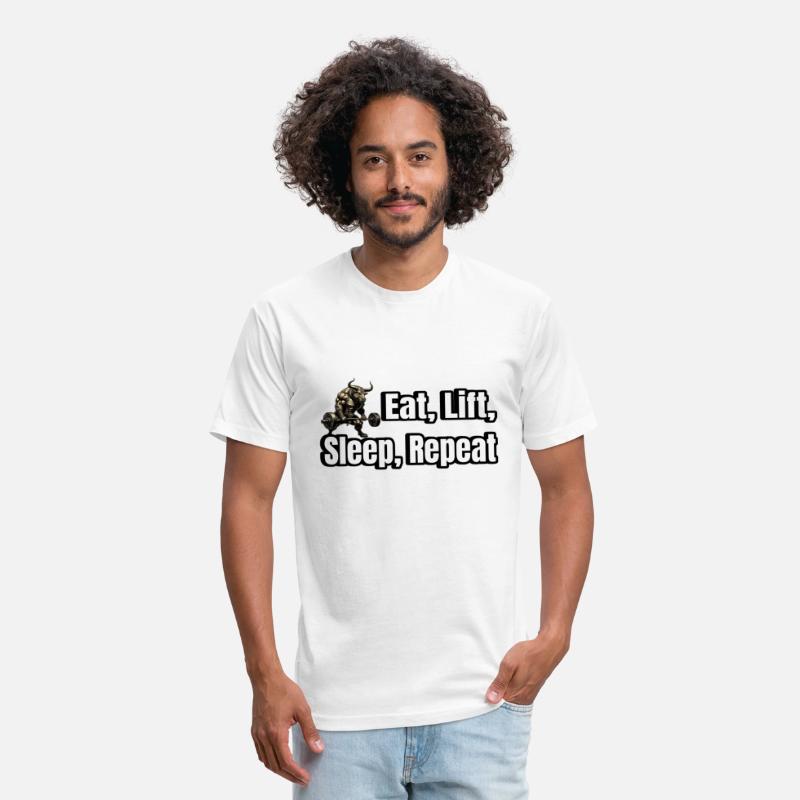 Eat Lift Sleep Repeat Bull Head