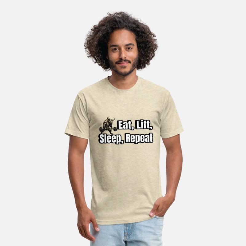 Eat Lift Sleep Repeat Bull Head