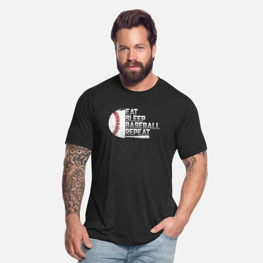 Eat Sleep Baseball Repeat Baseball Player