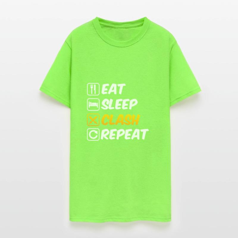 Eat Sleep Clash Repeat Swords Clan Mobile Gaming