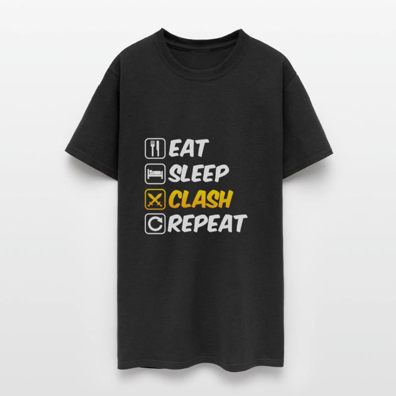 Eat Sleep Clash Repeat Swords Clan Mobile Gaming