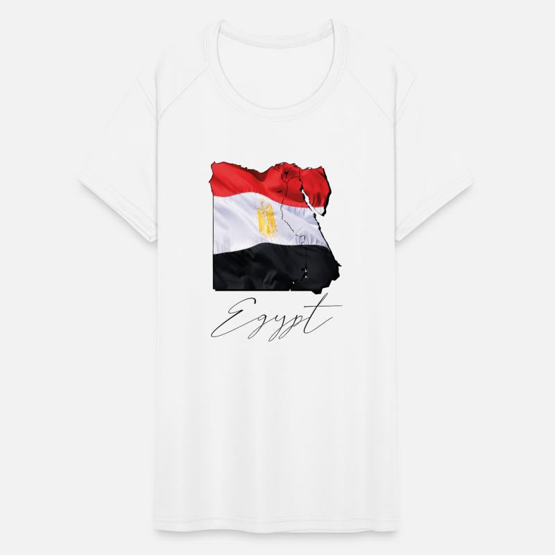 Egypt Flag in Egypt Map EN