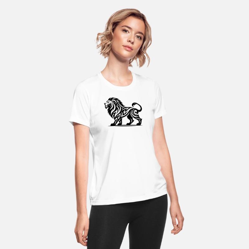 Elegant Proud Tribal Tattoo Lion