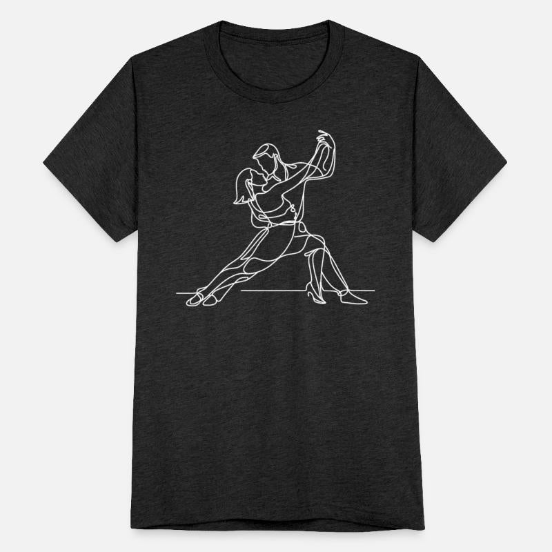 Elegant Tango Line Art – Dance with Grace