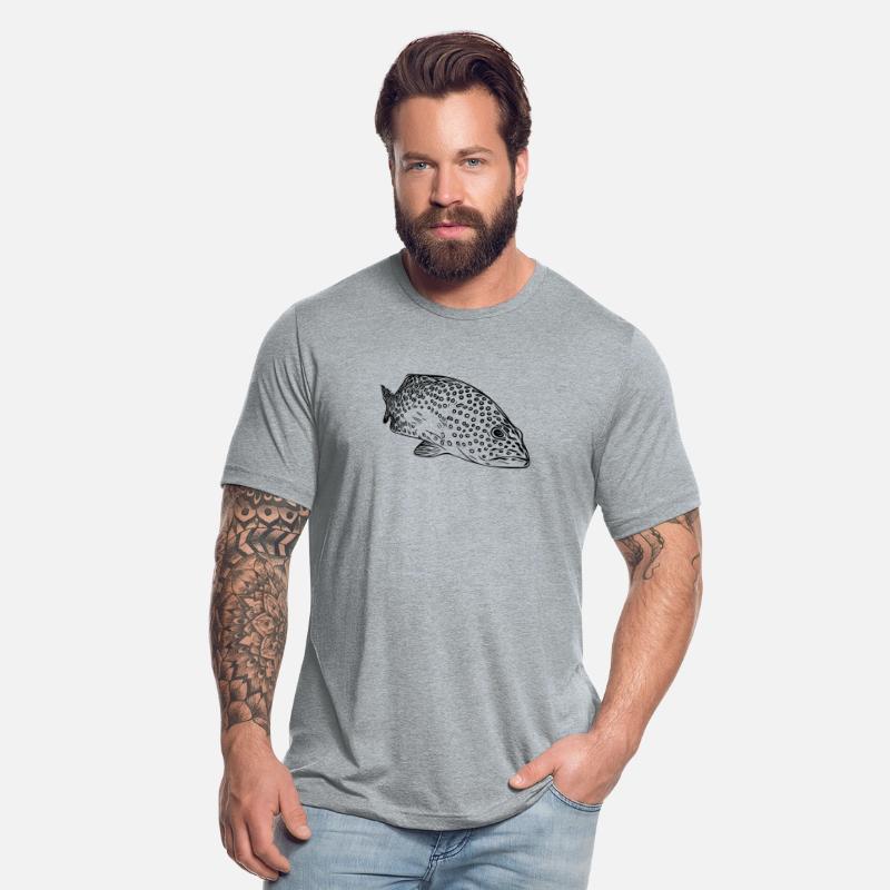 Elegant Vintage Spotted Grouper